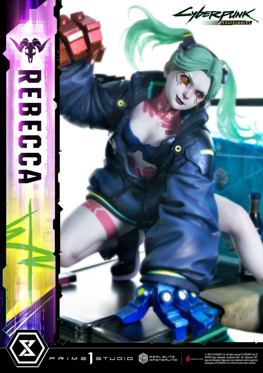 Cyberpunk: Edgerunners Real Elite Masterline Series Statue 1/4 Rebecca 54 cm
