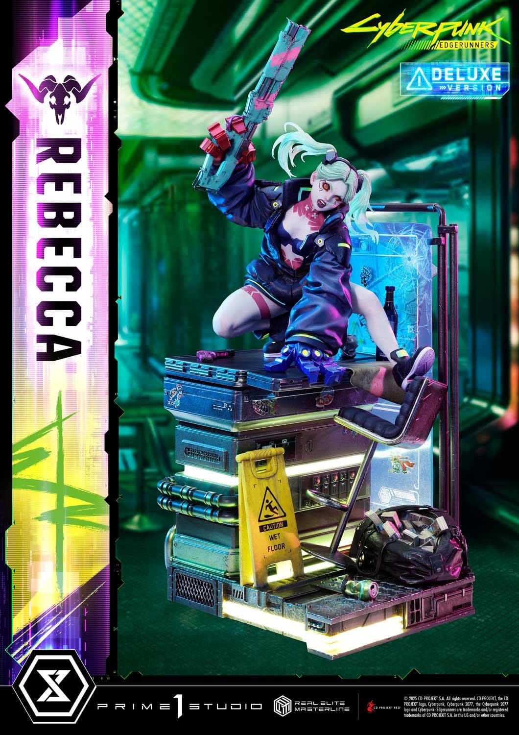 Cyberpunk: Edgerunners Real Elite Masterline Series Statue 1/4 Rebecca Deluxe Version 54 cm