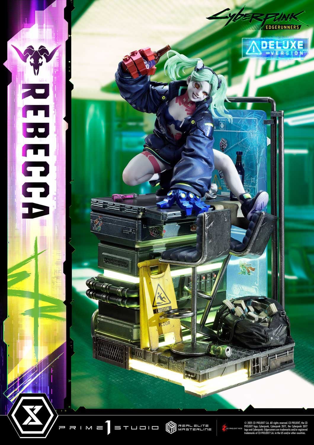 Cyberpunk: Edgerunners Real Elite Masterline Series Statue 1/4 Rebecca Deluxe Version 54 cm