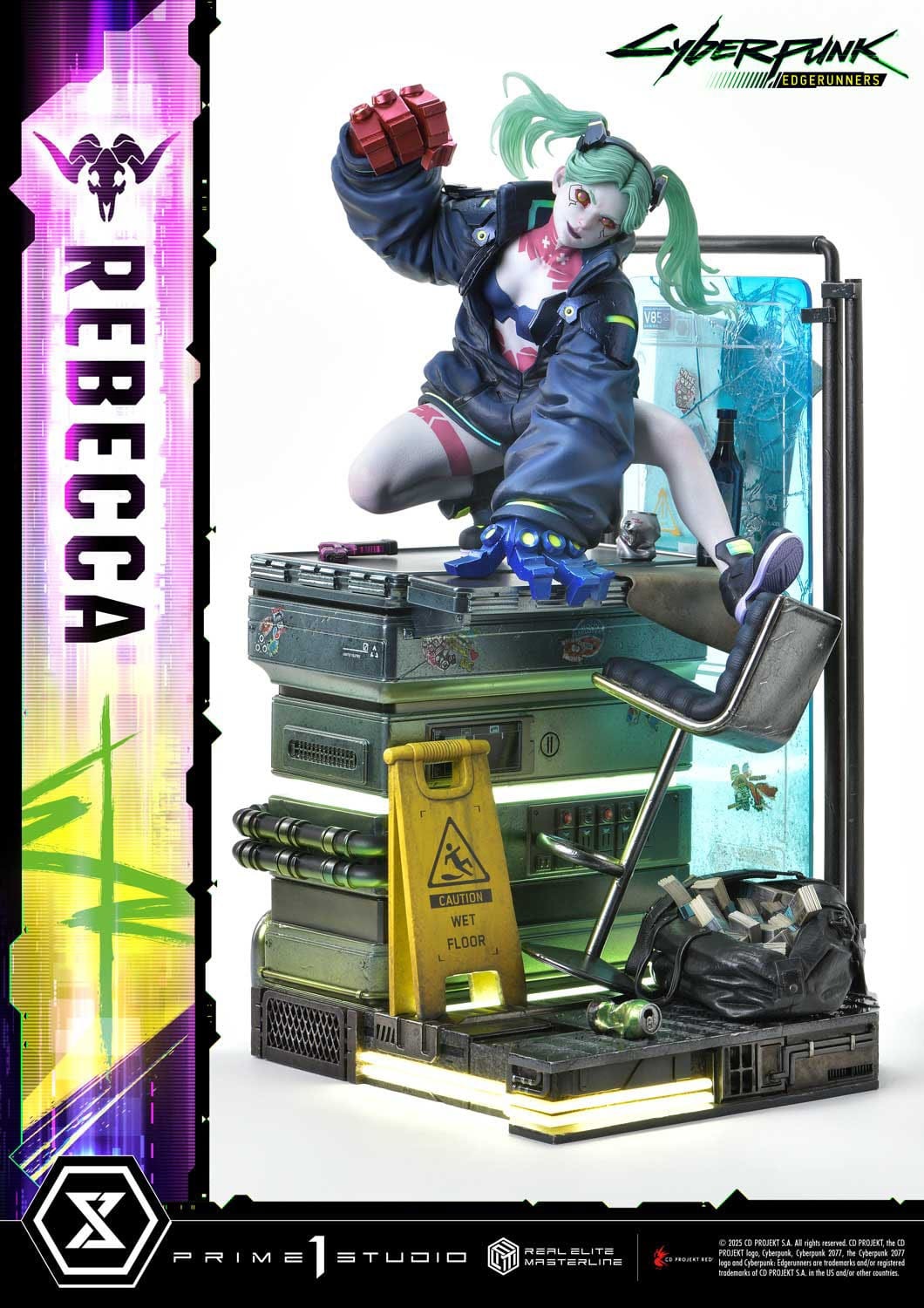 Cyberpunk: Edgerunners Real Elite Masterline Series Statue 1/4 Rebecca Deluxe Version 54 cm