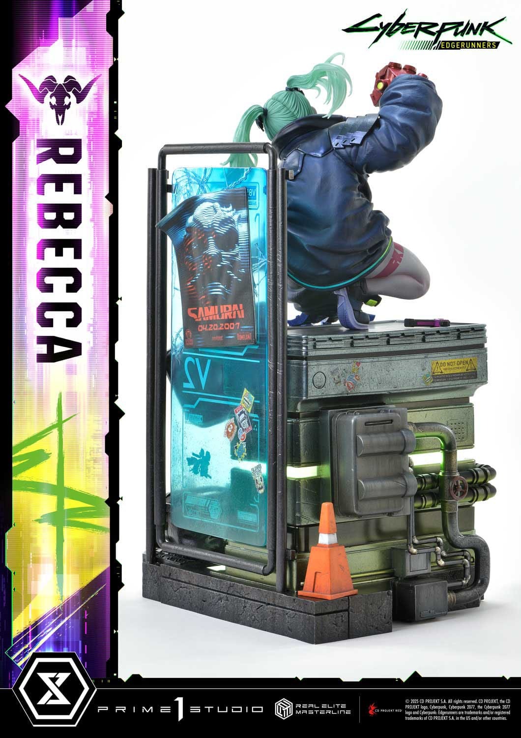 Cyberpunk: Edgerunners Real Elite Masterline Series Statue 1/4 Rebecca Deluxe Version 54 cm
