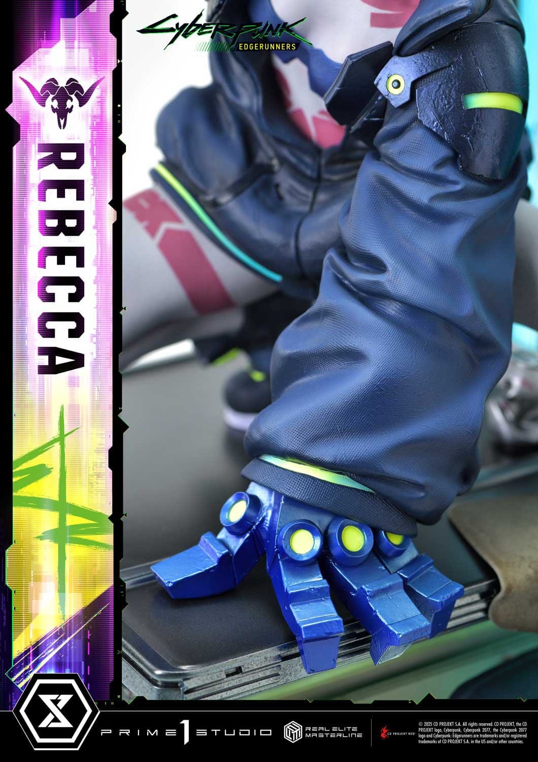 Cyberpunk: Edgerunners Real Elite Masterline Series Statue 1/4 Rebecca Deluxe Version 54 cm