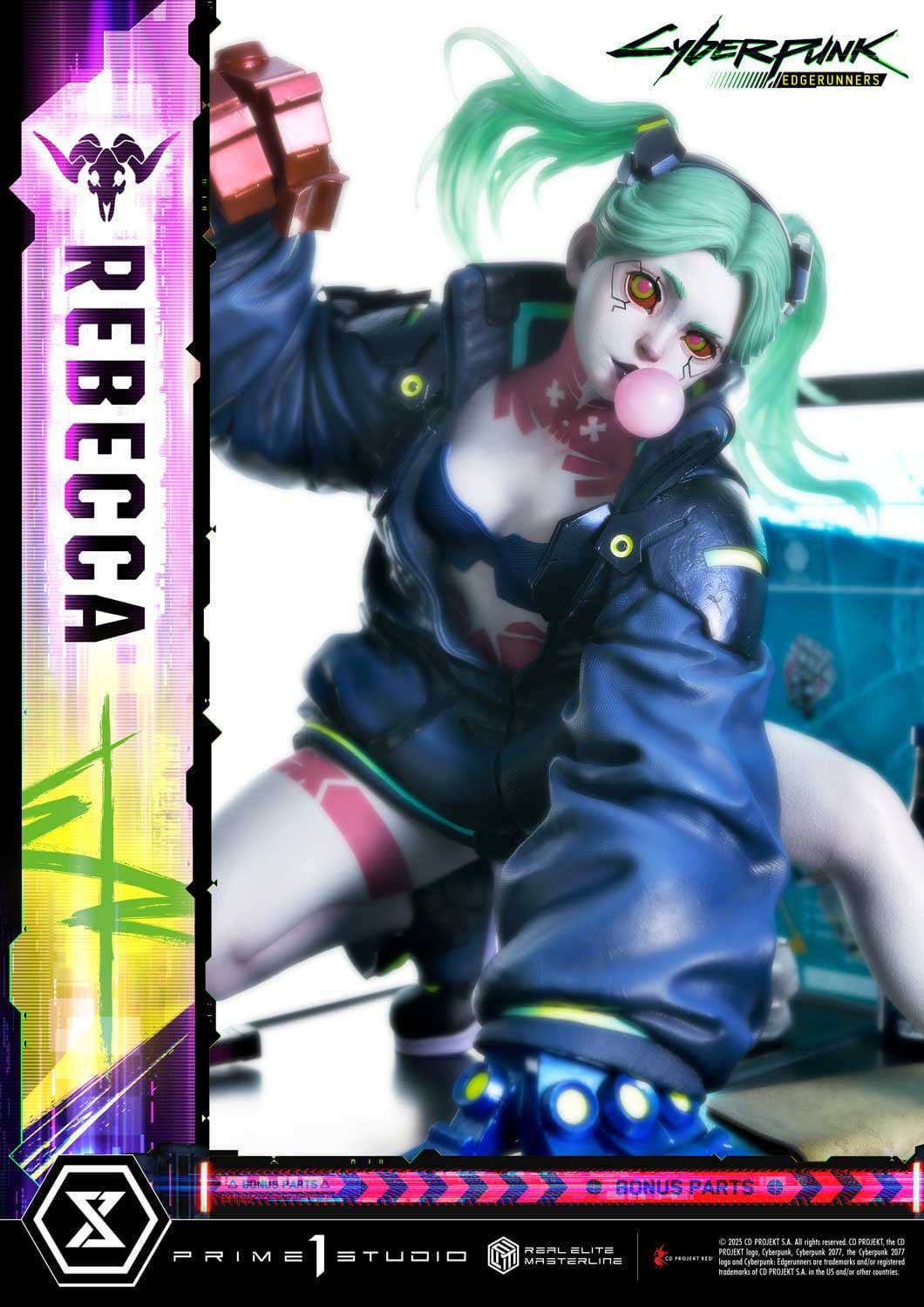 Cyberpunk: Edgerunners Real Elite Masterline Series Statue 1/4 Rebecca Deluxe Bonus Version 54 cm