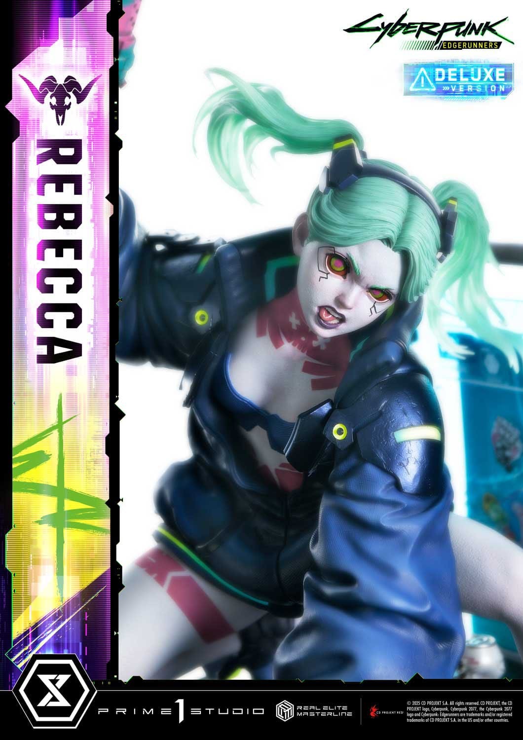 Cyberpunk: Edgerunners Real Elite Masterline Series Statue 1/4 Rebecca Deluxe Bonus Version 54 cm