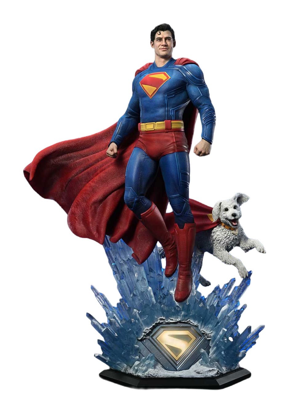 Superman (2025) Real Elite Masterline Series Statue 1/3 Superman with Krypto 95 cm