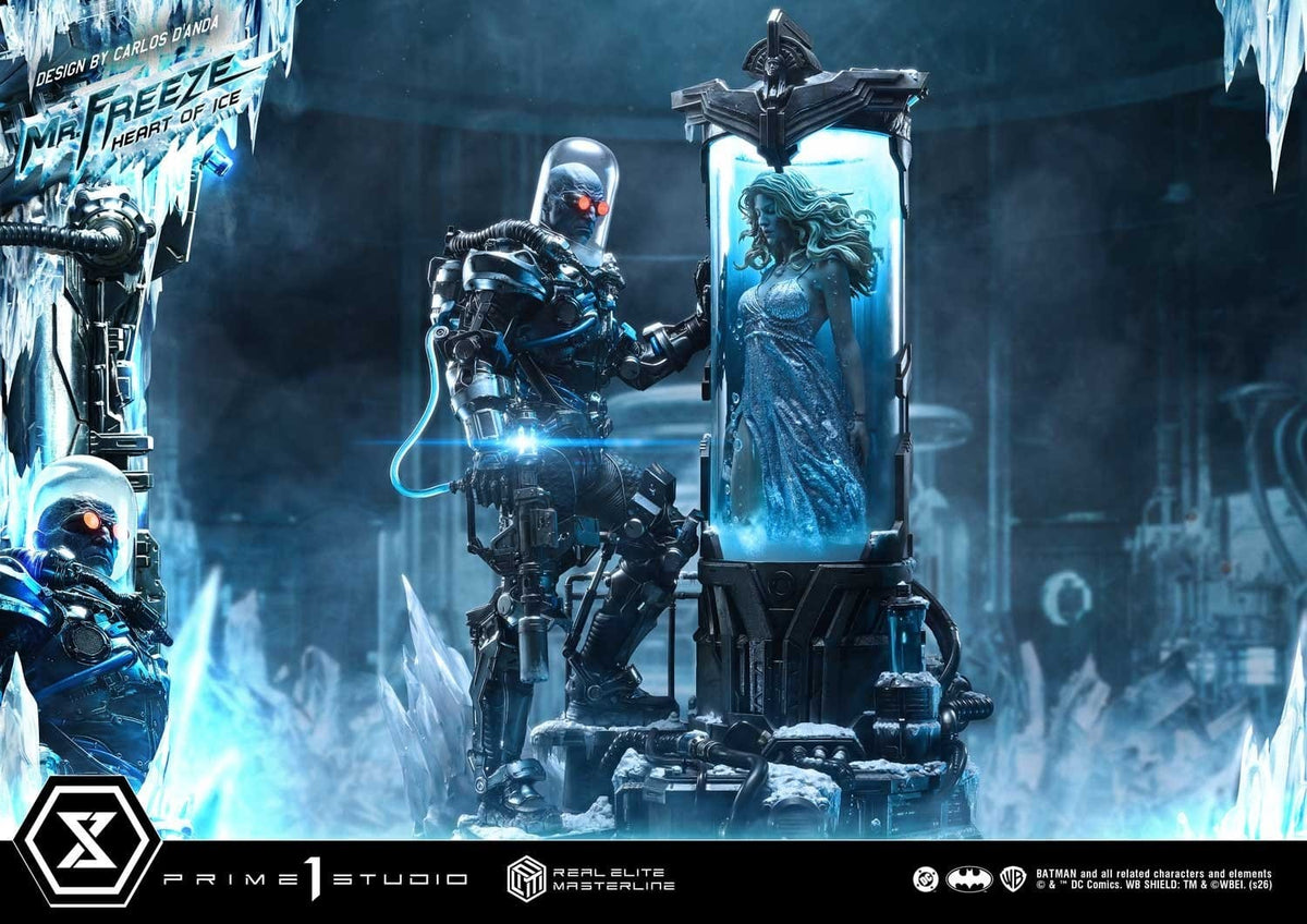 DC Comics Real Elite Masterline Series Statue 1/3 Batman (Comics) Mr. Freeze Heart of Ice (Design by Carlos D'Anda) 82 cm