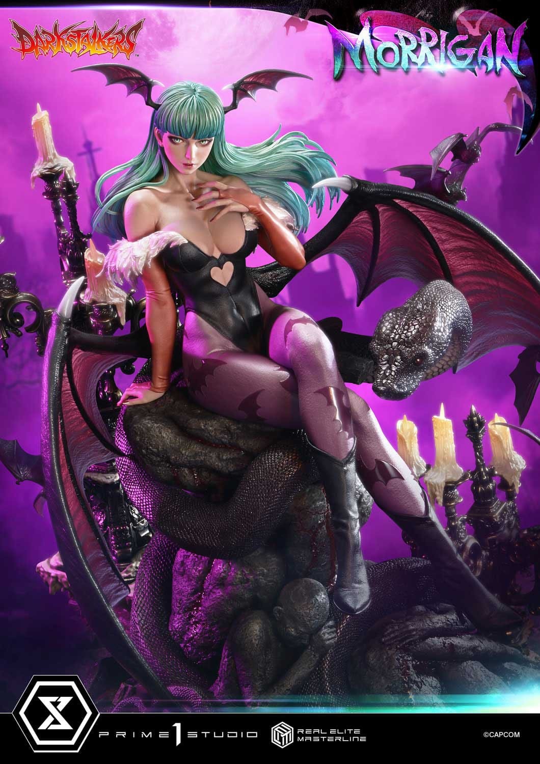 Darkstalkers Real Elite Masterline Series Statue 1/4 Morrigan Bonus Version 55 cm