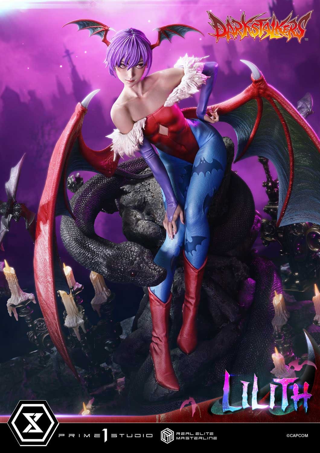 Darkstalkers Real Elite Masterline Series Statue 1/4 Lilith Bonus Version 52 cm