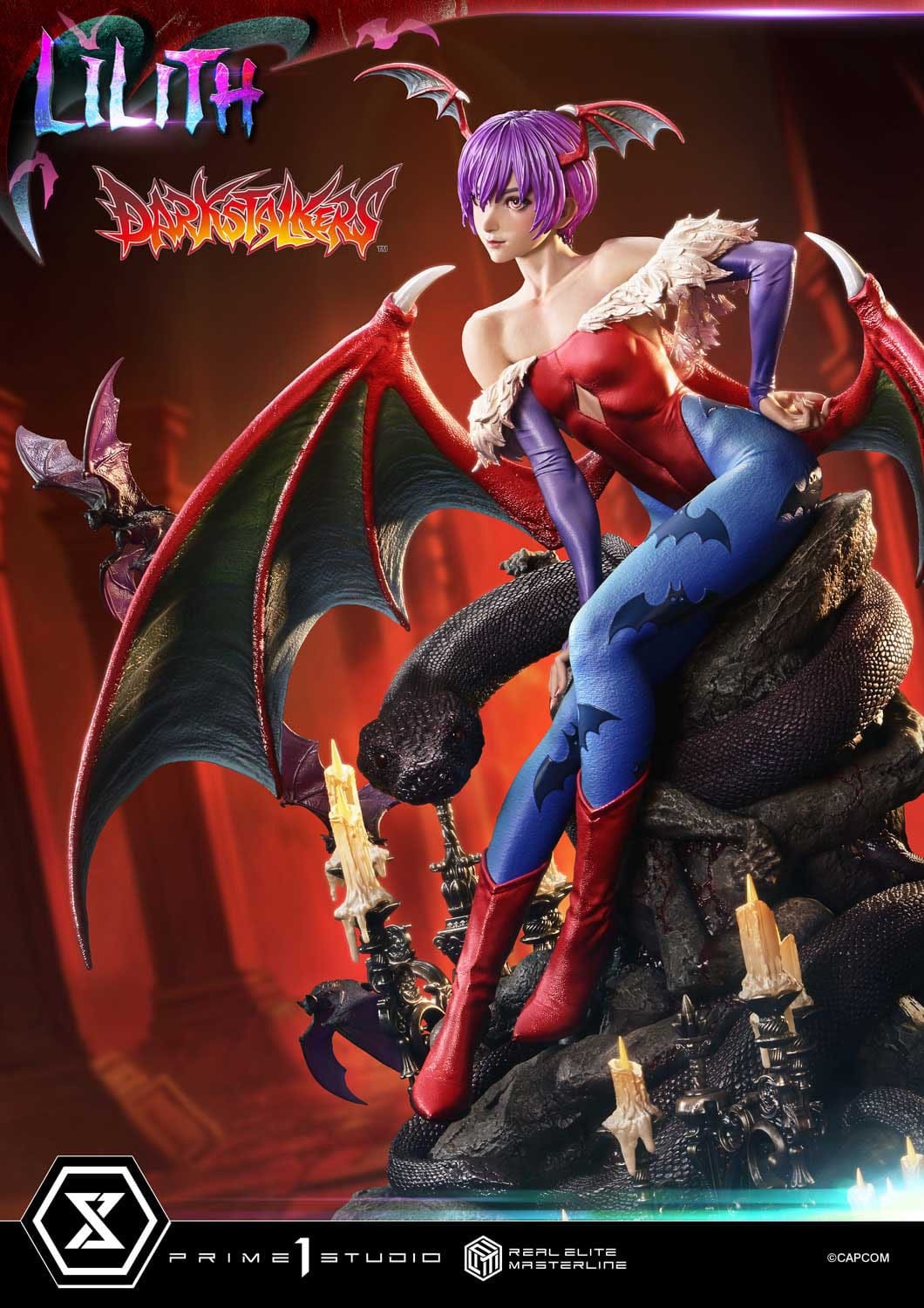 Darkstalkers Real Elite Masterline Series Statue 1/4 Lilith Bonus Version 52 cm