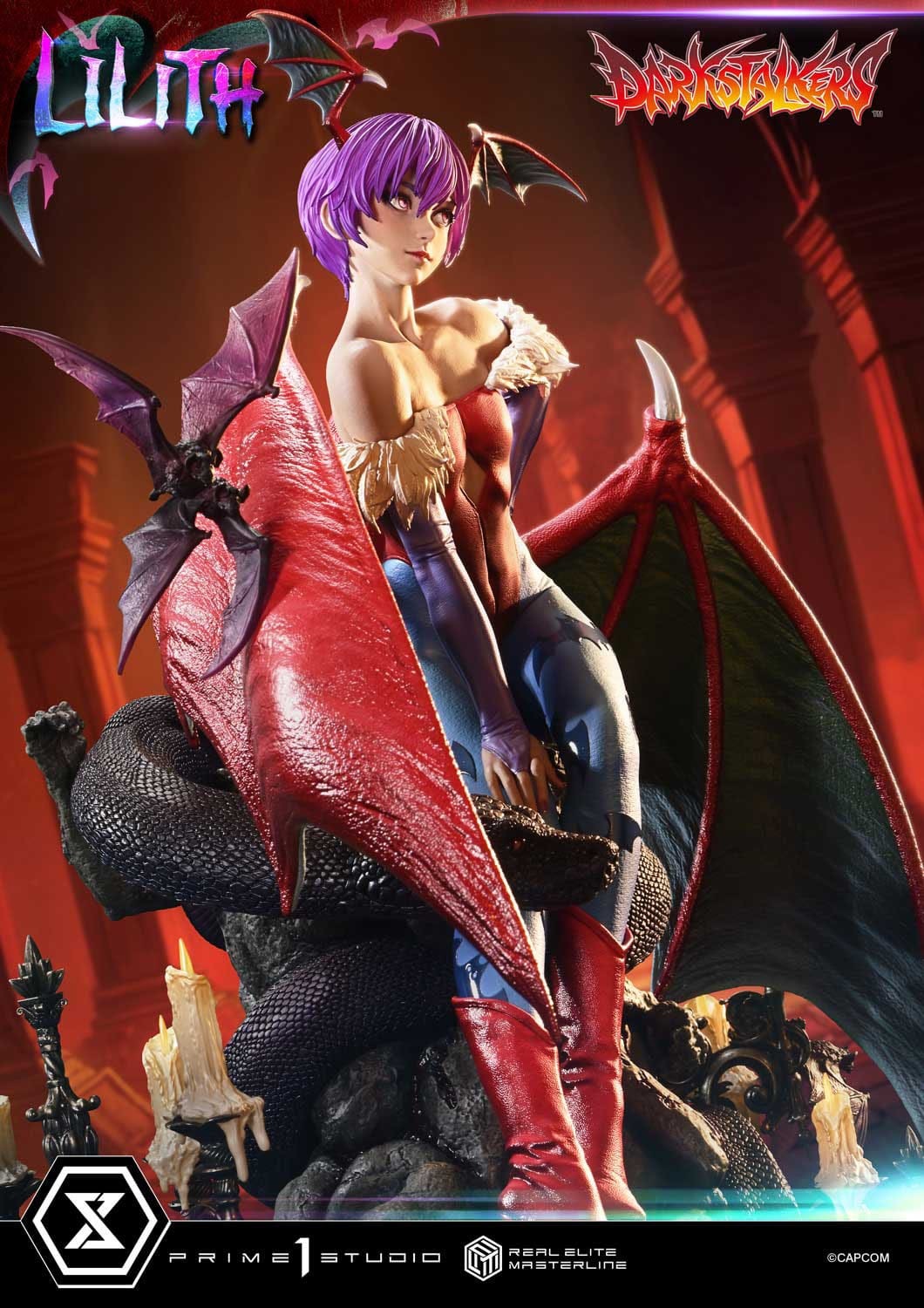 Darkstalkers Real Elite Masterline Series Statue 1/4 Lilith Bonus Version 52 cm