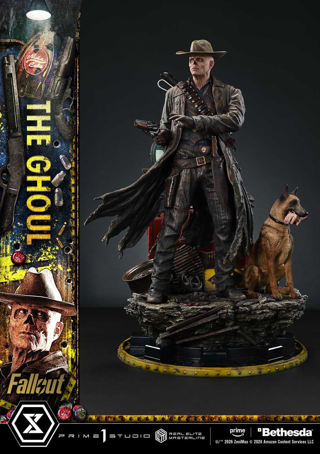 Fallout (TV Series) Real Elite Masterline Series Statue 1/4 The Ghoul 64 cm