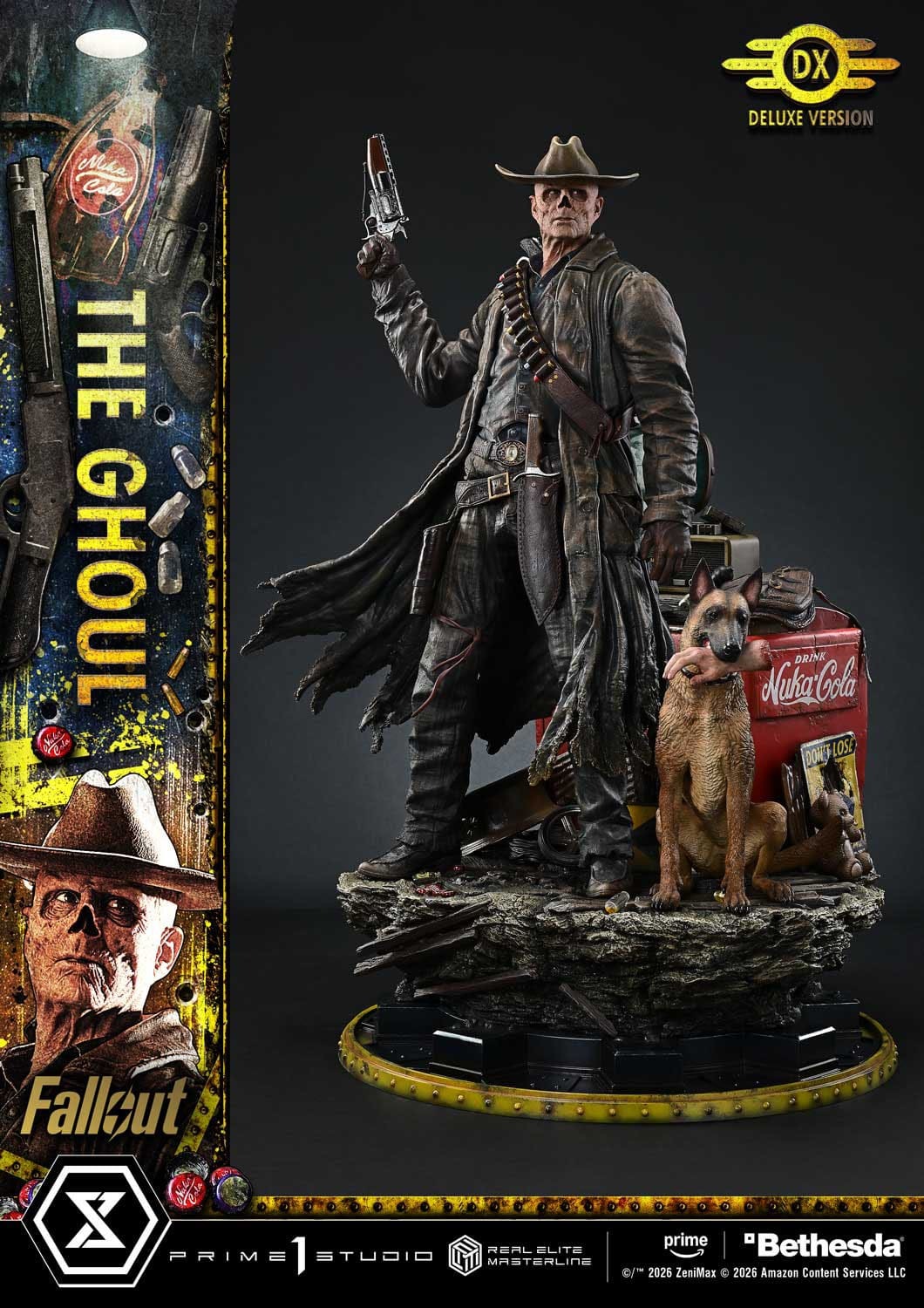 Fallout (TV Series) Real Elite Masterline Series Statue 1/4 The Ghoul Deluxe Version 64 cm