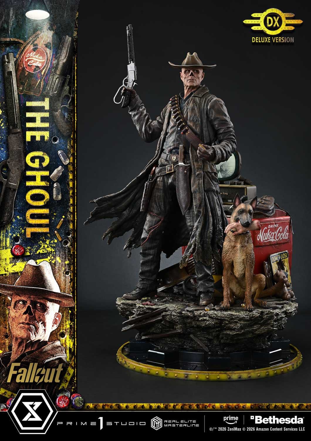 Fallout (TV Series) Real Elite Masterline Series Statue 1/4 The Ghoul Deluxe Version 64 cm