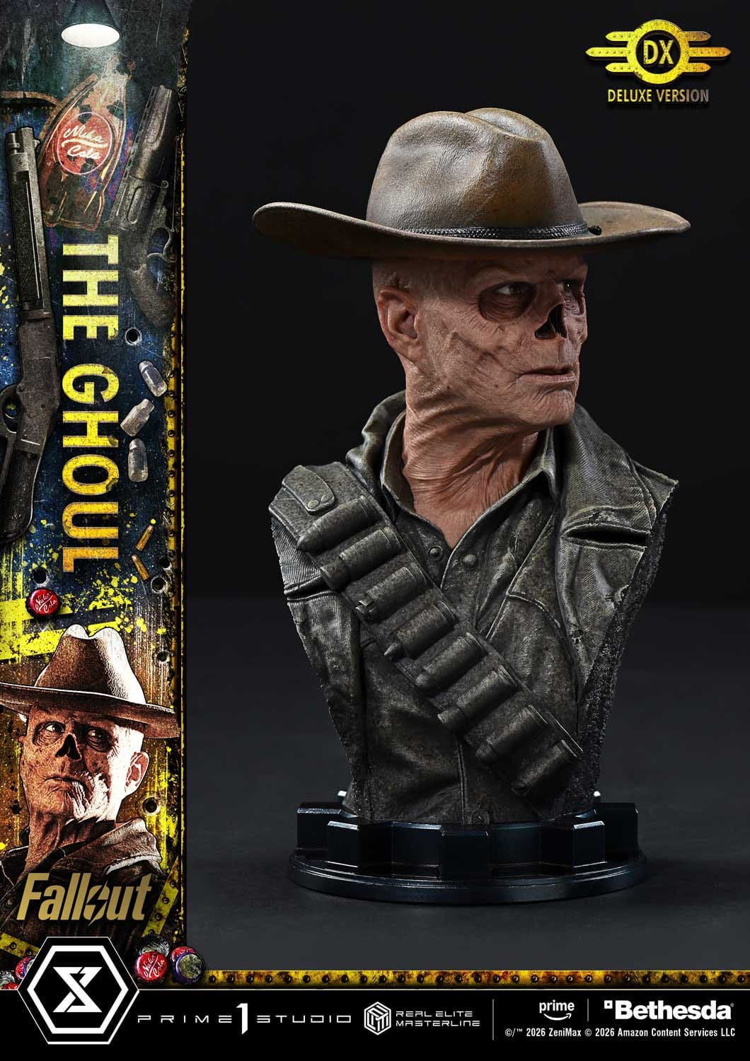 Fallout (TV Series) Real Elite Masterline Series Statue 1/4 The Ghoul Deluxe Version 64 cm
