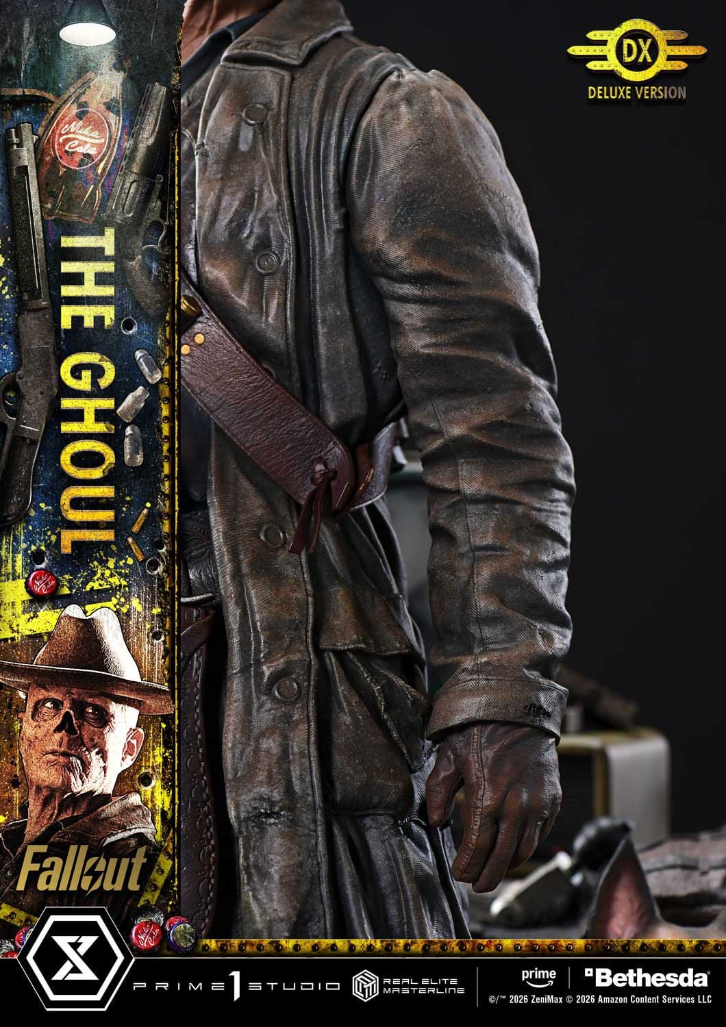 Fallout (TV Series) Real Elite Masterline Series Statue 1/4 The Ghoul Deluxe Version 64 cm