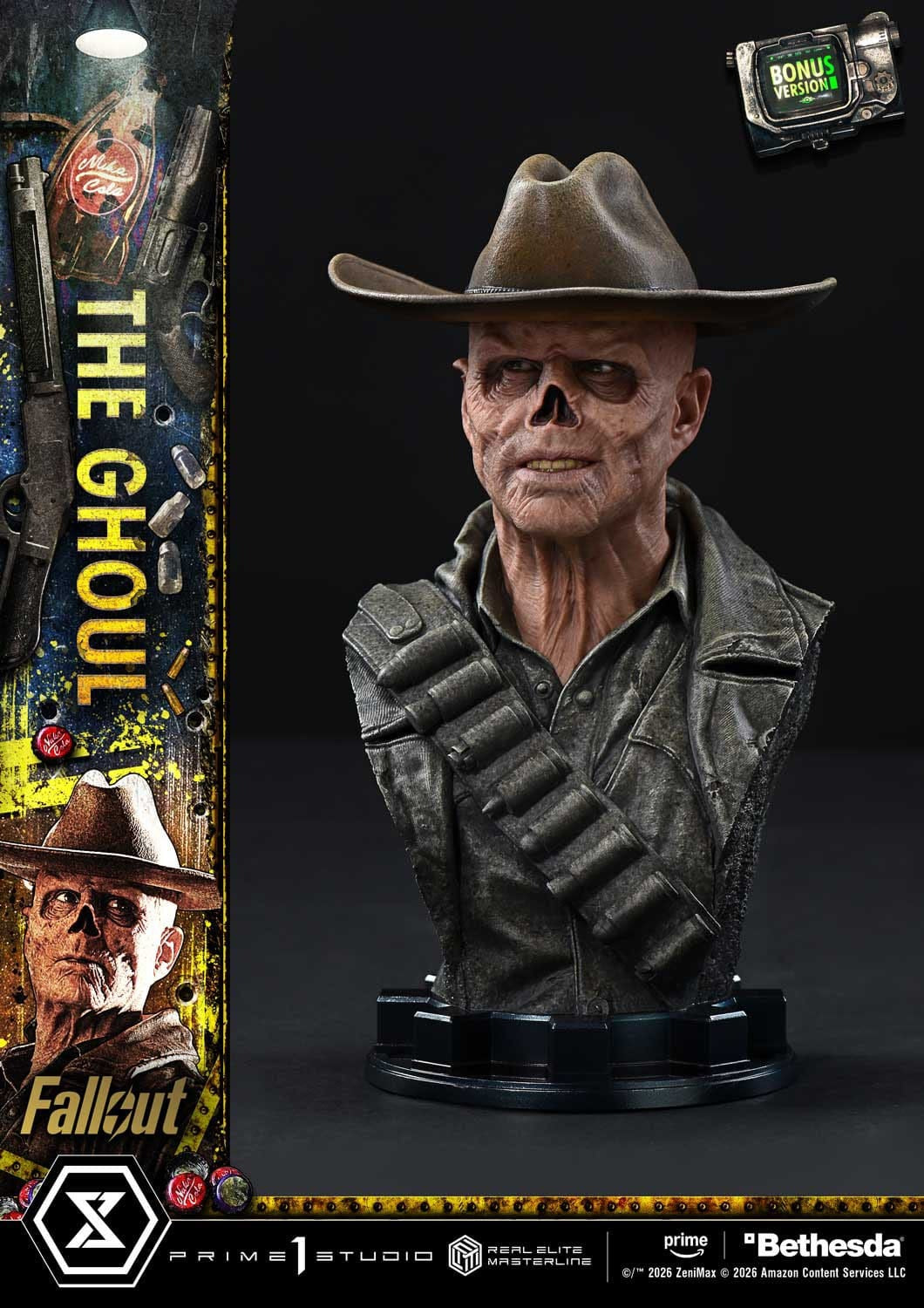 Fallout (TV Series) Real Elite Masterline Series Statue 1/4 The Ghoul DX Bonus Version 64 cm