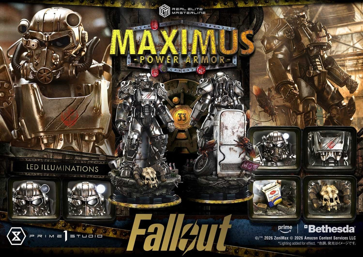Fallout Real Elite Masterline Statue 1/4 Maximus Power Armor 67 cm