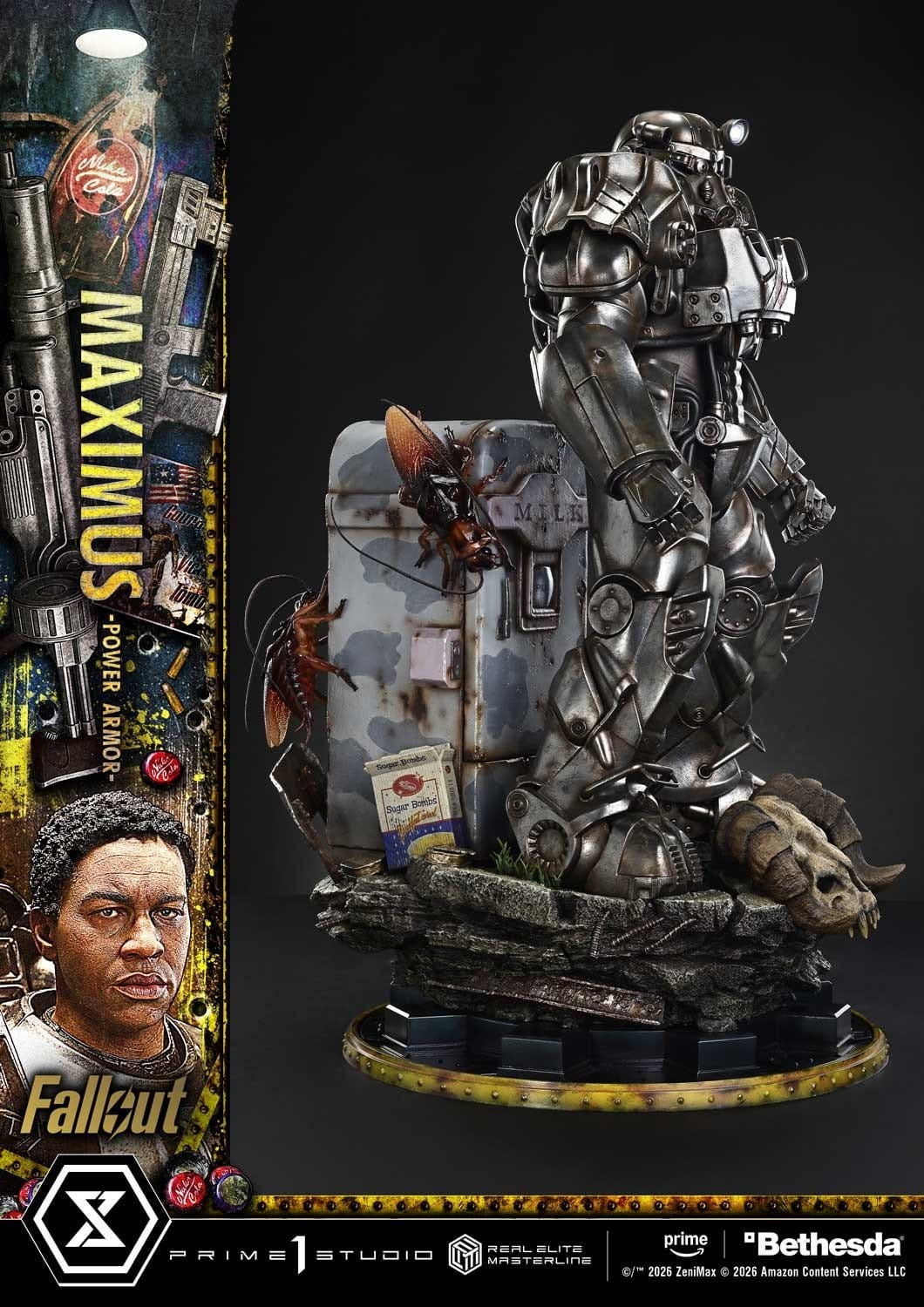 Fallout Real Elite Masterline Statue 1/4 Maximus Power Armor 67 cm
