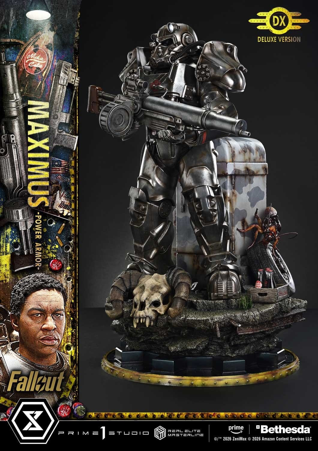 Fallout Real Elite Masterline Statue 1/4 Maximus Power Armor Deluxe Version 67 cm