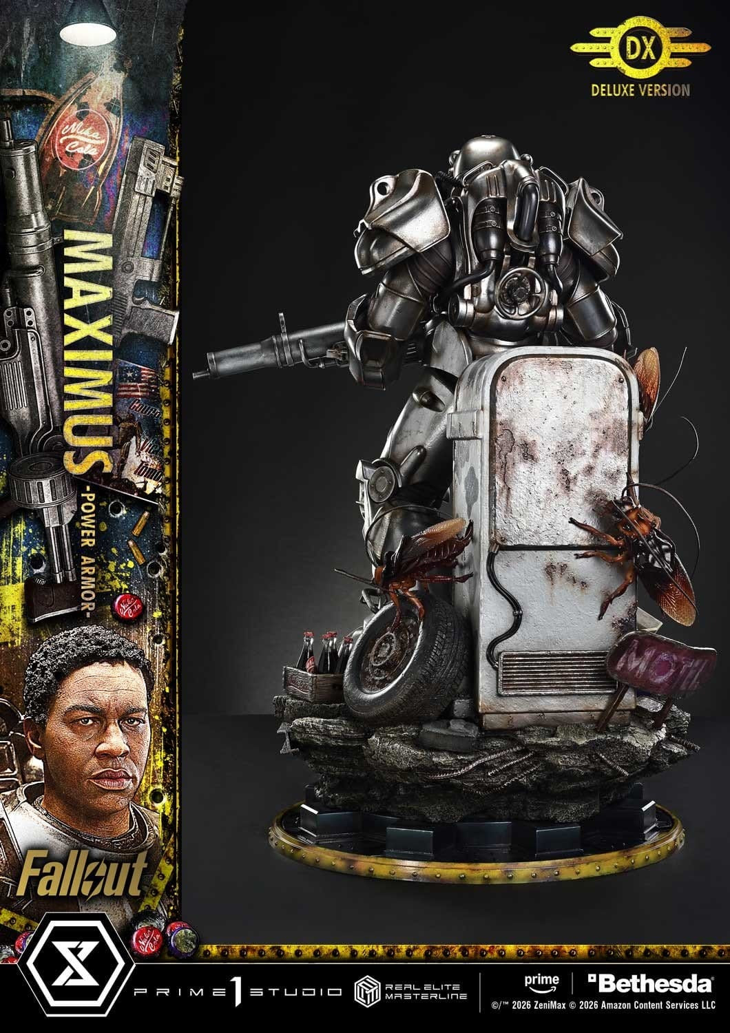 Fallout Real Elite Masterline Statue 1/4 Maximus Power Armor Deluxe Version 67 cm