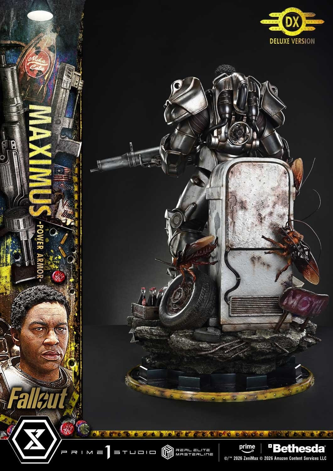 Fallout Real Elite Masterline Statue 1/4 Maximus Power Armor Deluxe Version 67 cm