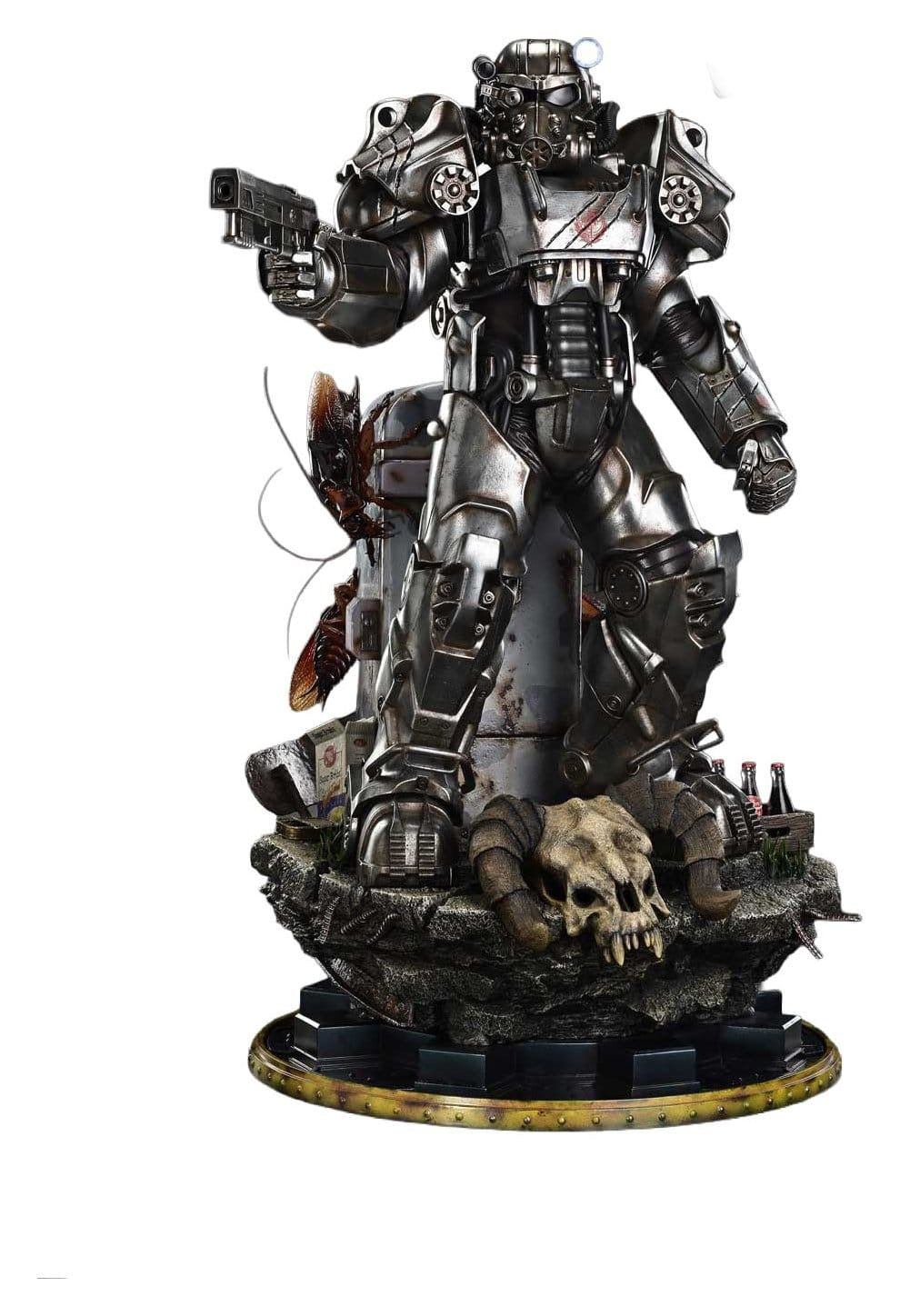 Fallout Real Elite Masterline Statue 1/4 Maximus Power Armor DX Bonus Version 67 cm