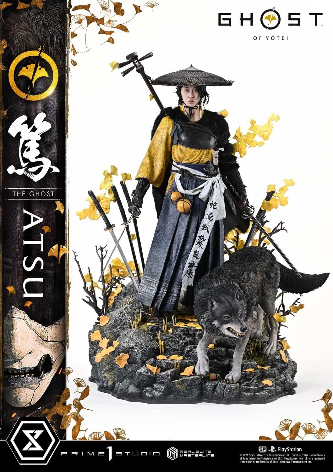 Ghost of Yotei Real Elite Masterline Statue 1/4 Atsu 59 cm