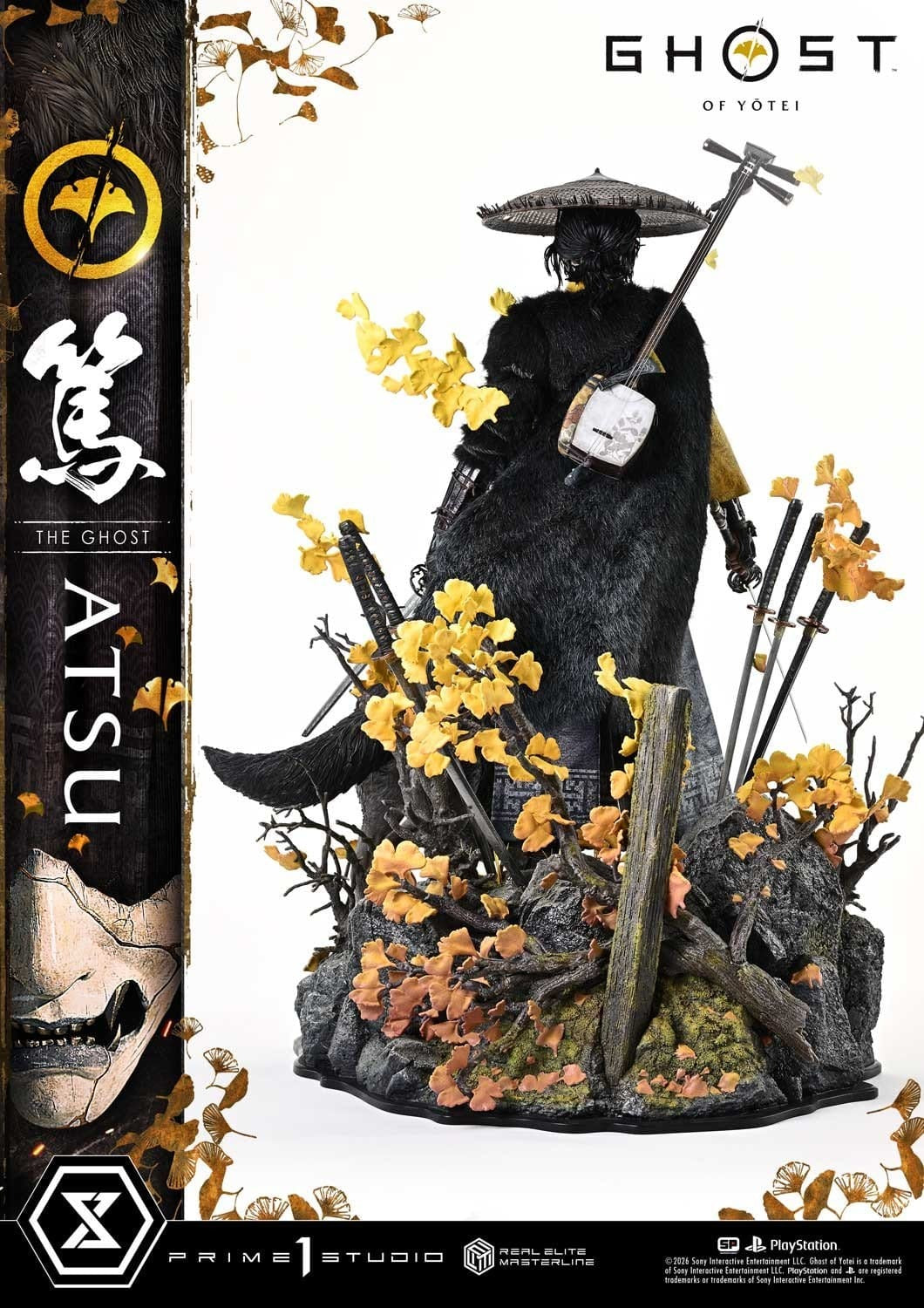 Ghost of Yotei Real Elite Masterline Statue 1/4 Atsu 59 cm
