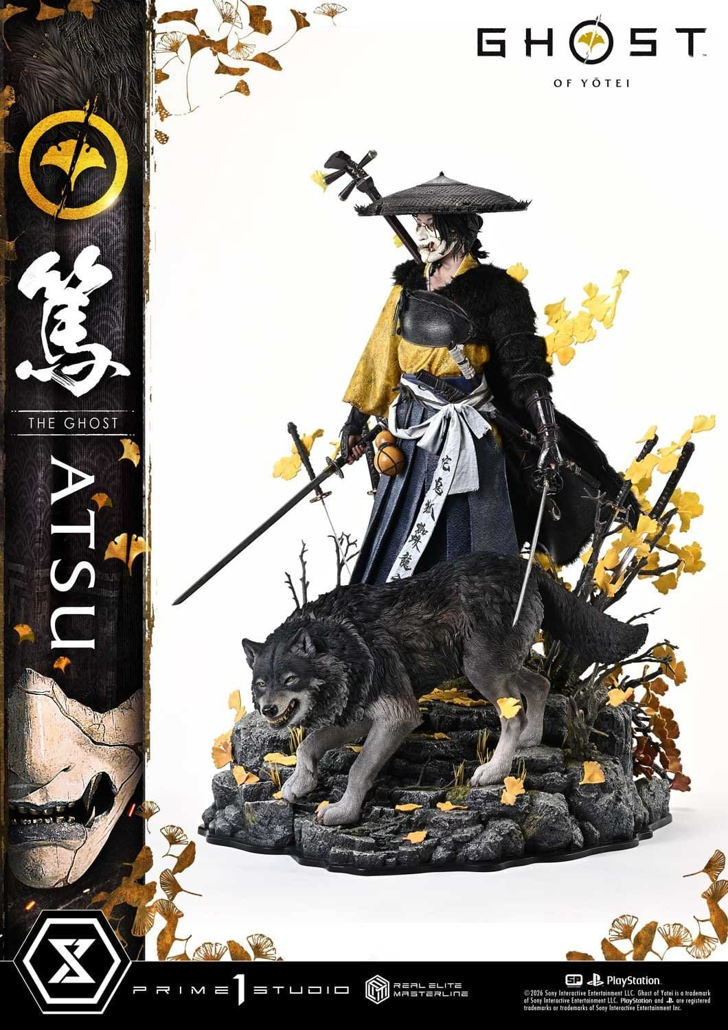 Ghost of Yotei Real Elite Masterline Statue 1/4 Atsu 59 cm