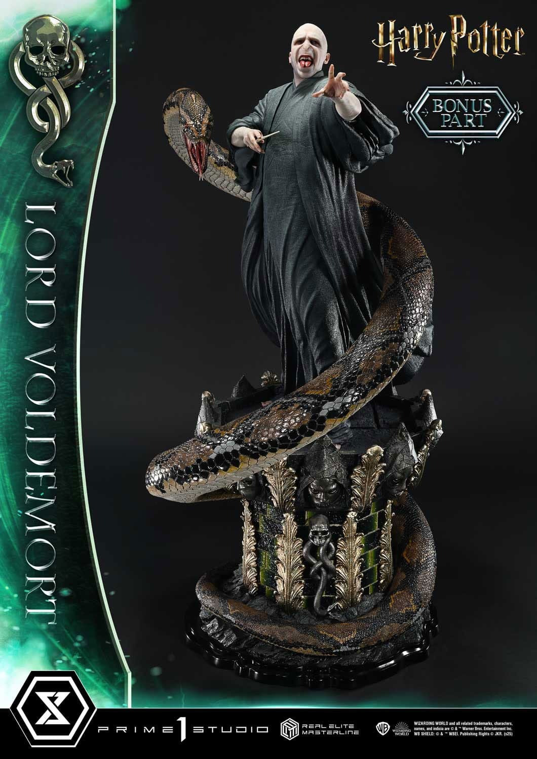 Harry Potter Real Elite Masterline Series Statue 1/4 Lord Voldemort Bonus Version 83 cm