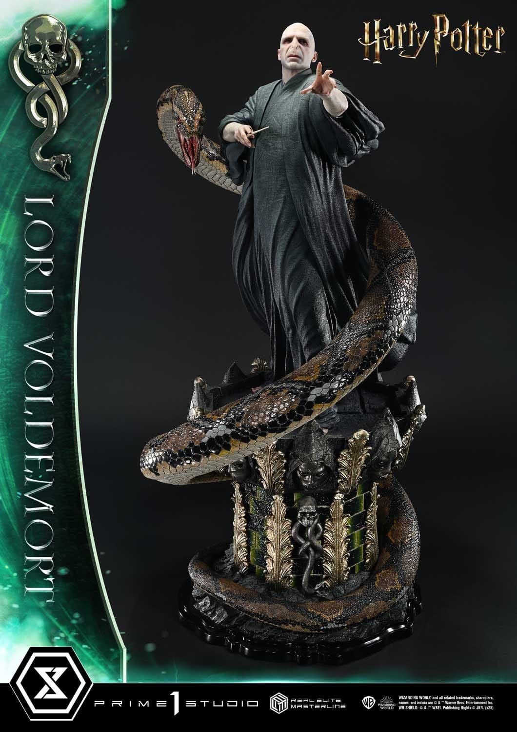 Harry Potter Real Elite Masterline Series Statue 1/4 Lord Voldemort Bonus Version 83 cm
