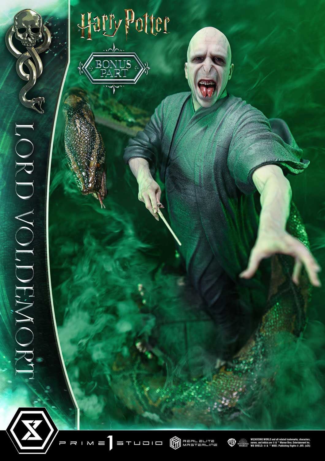 Harry Potter Real Elite Masterline Series Statue 1/4 Lord Voldemort Bonus Version 83 cm