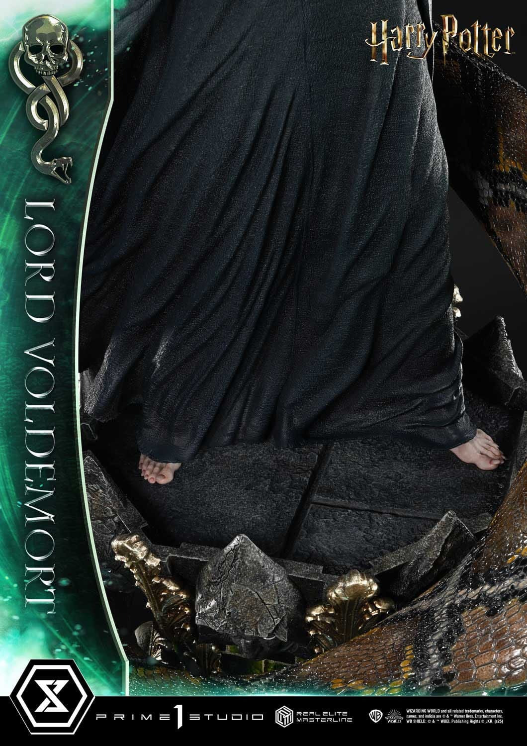Harry Potter Real Elite Masterline Series Statue 1/4 Lord Voldemort Bonus Version 83 cm