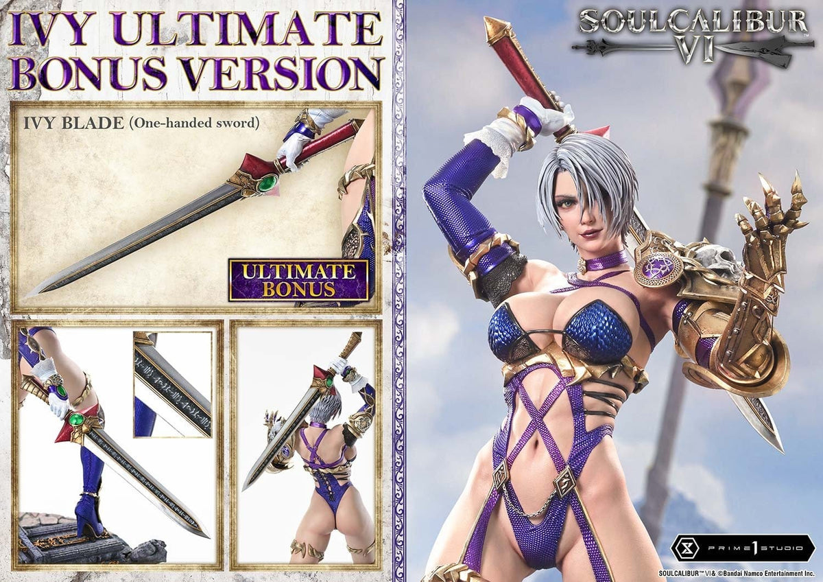 Soul Calibur VI Real Elite Masterline Series Statue 1/4 Ivy Ultimate Bonus Version 65 cm