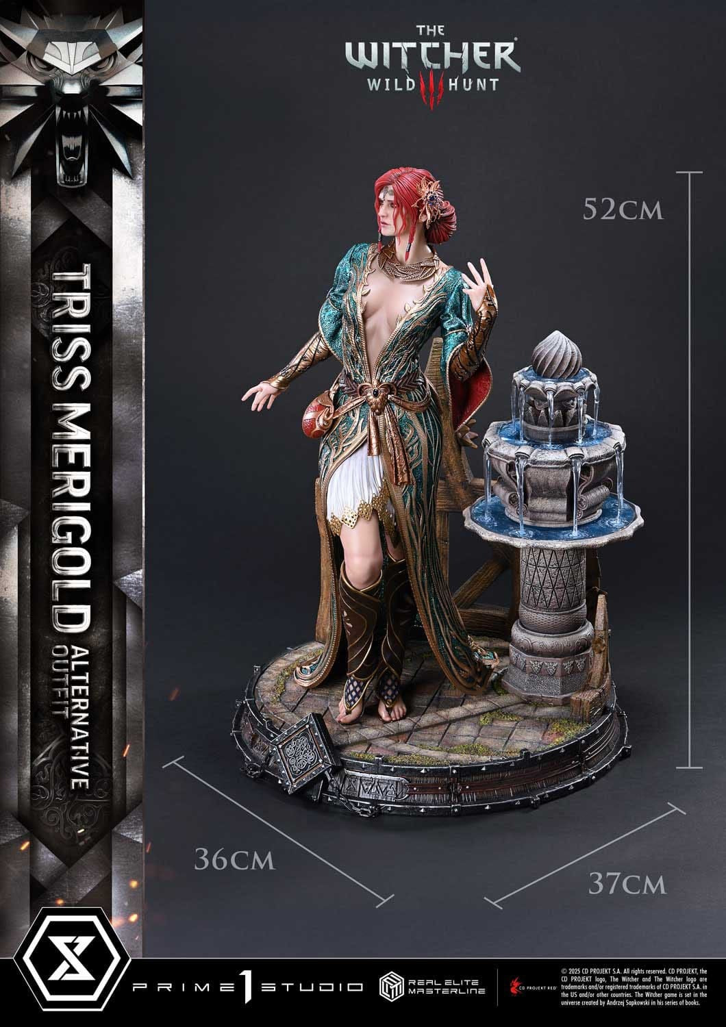 The Witcher 3: Wild Hunt Real Elite Masterline Series Statue 1/4 Triss Merigold 52 cm