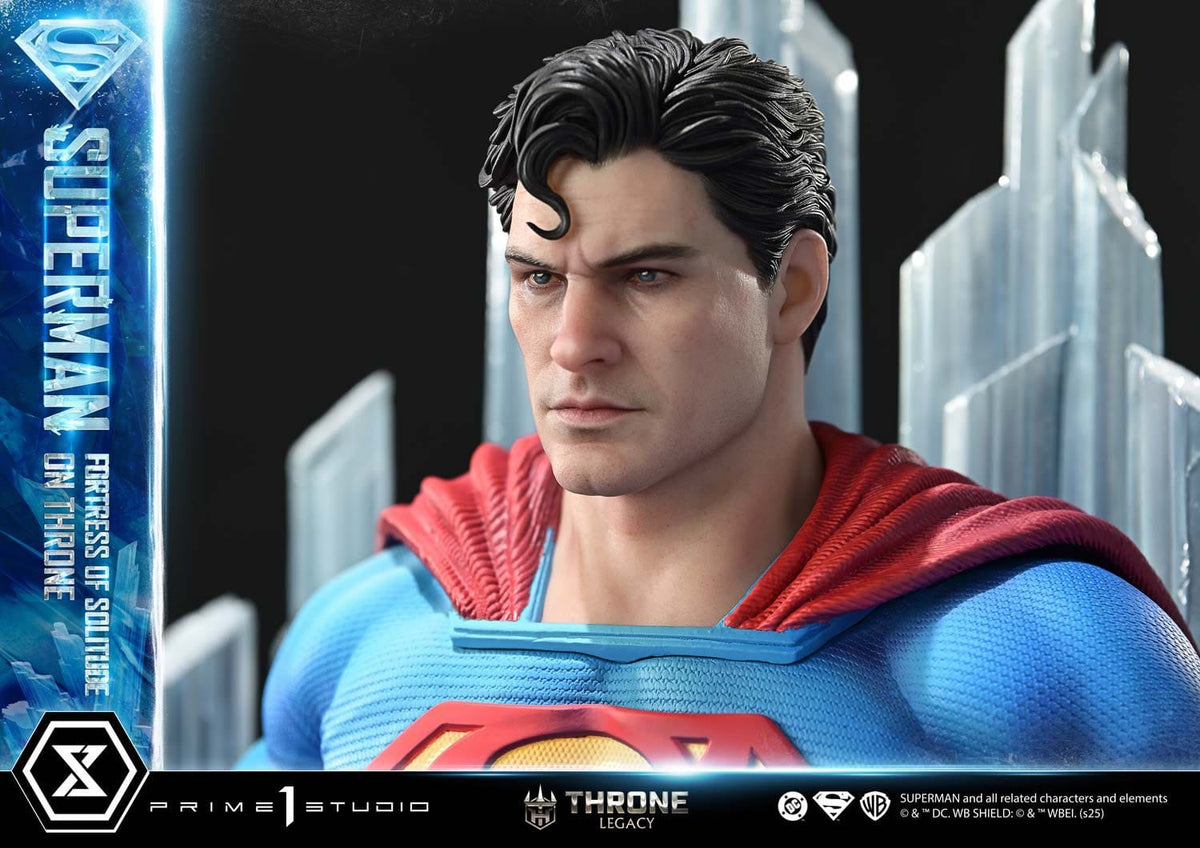 DC Comics Throne Legacy Collection Statue Statue 1/4 Superman Fortress of Solitude on Throne (Design by Gabriele Dell'Otto) 52 cm