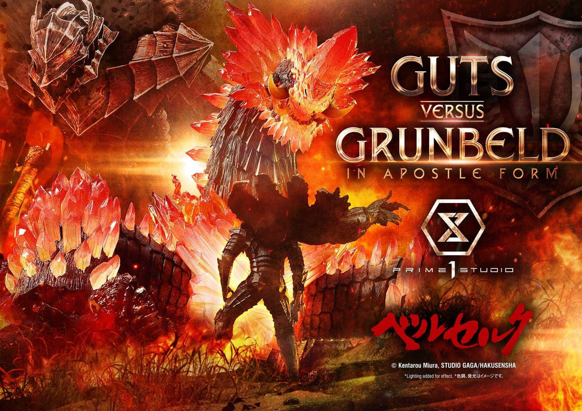 Berserk Ultimate Diorama Masterline Series Statue Berserk Guts vs. Grunbeld in Apostle Form  58 cm