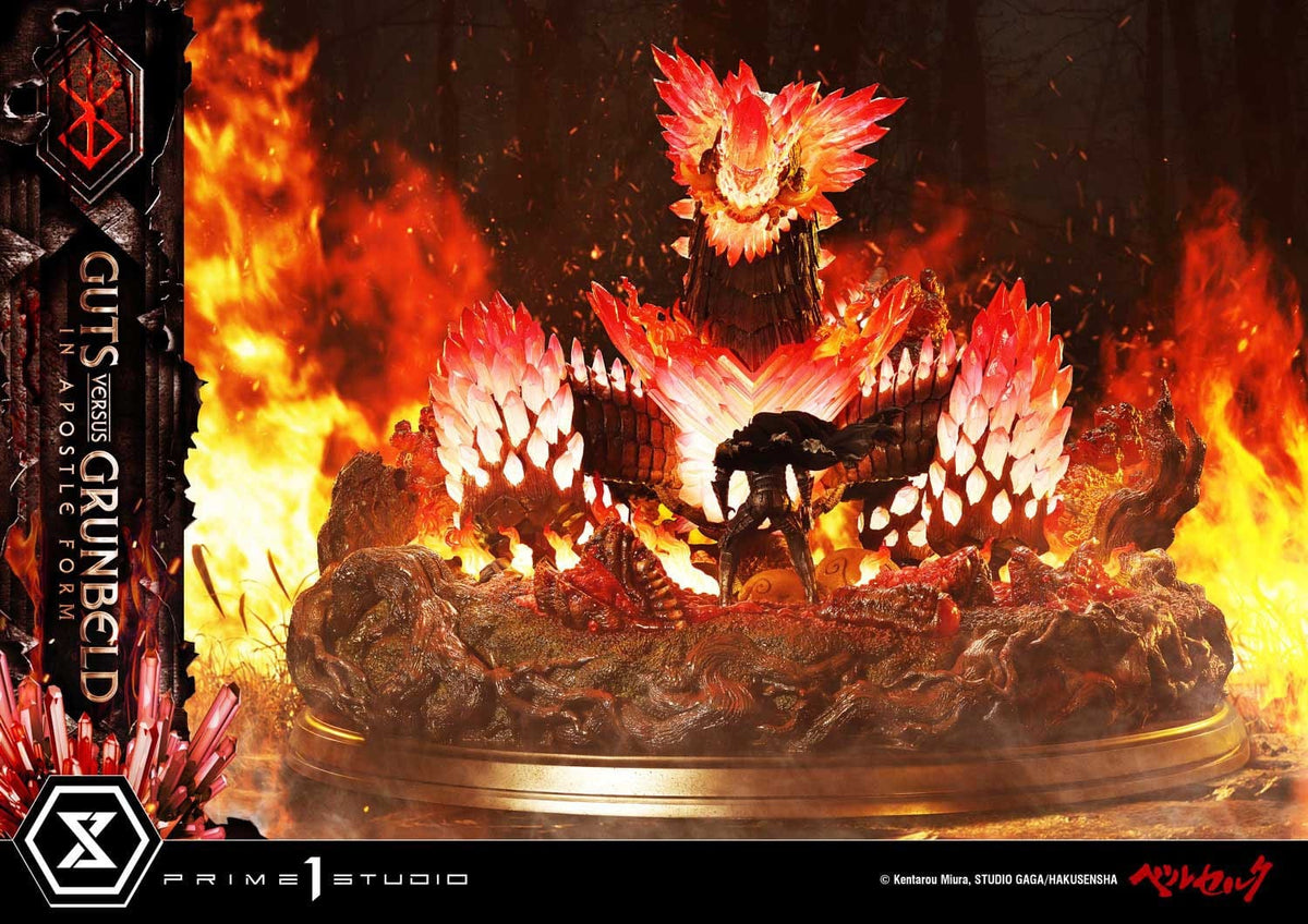 Berserk Ultimate Diorama Masterline Series Statue Berserk Guts vs. Grunbeld in Apostle Form  58 cm