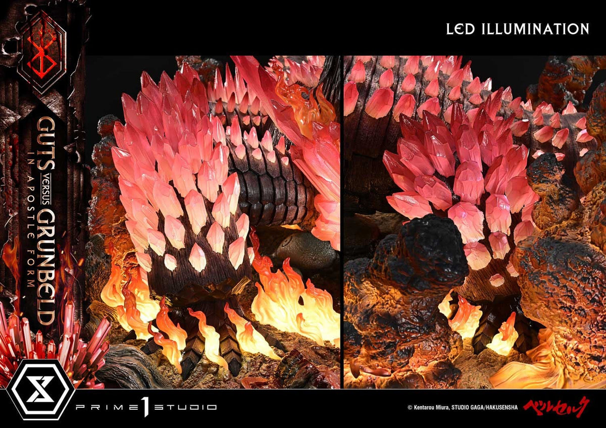 Berserk Ultimate Diorama Masterline Series Statue Berserk Guts vs. Grunbeld in Apostle Form  58 cm