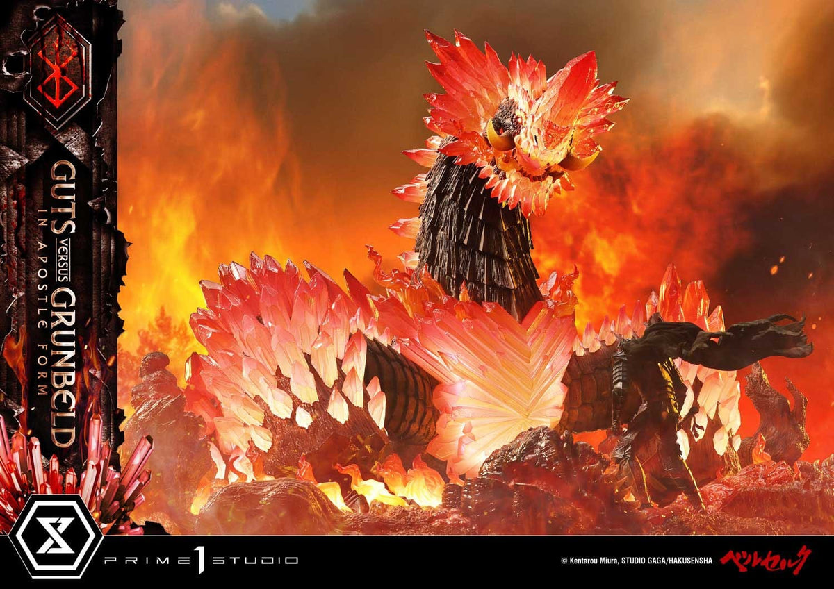 Berserk Ultimate Diorama Masterline Series Statue Berserk Guts vs. Grunbeld in Apostle Form  58 cm