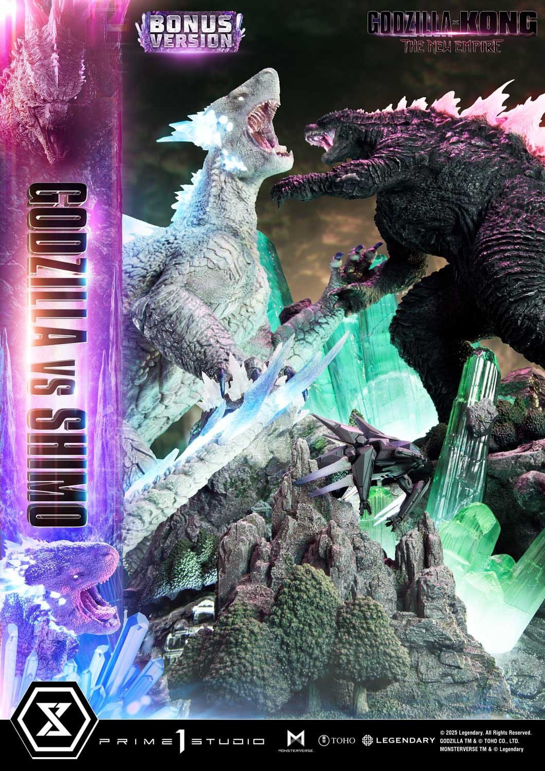 Godzilla x Kong: The New Empire Ultimate Diorama Masterline Series Statue Godzilla vs Shimo Bonus Version 86 cm