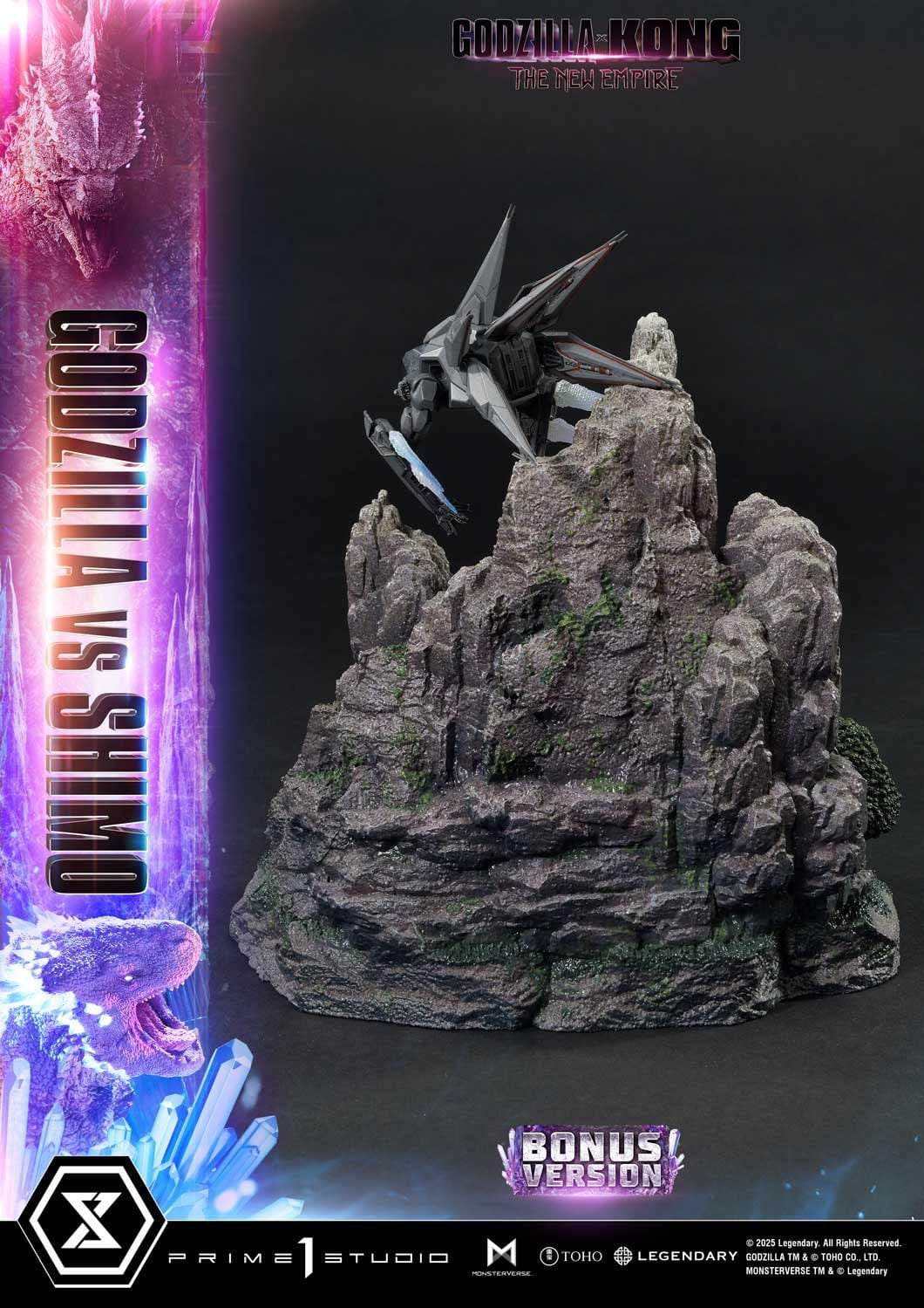 Godzilla x Kong: The New Empire Ultimate Diorama Masterline Series Statue Godzilla vs Shimo Bonus Version 86 cm