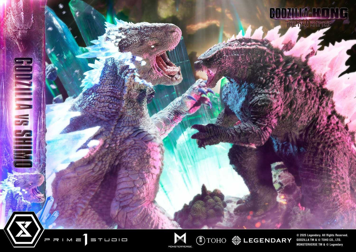 Godzilla x Kong: The New Empire Ultimate Diorama Masterline Series Statue Godzilla vs Shimo Bonus Version 86 cm