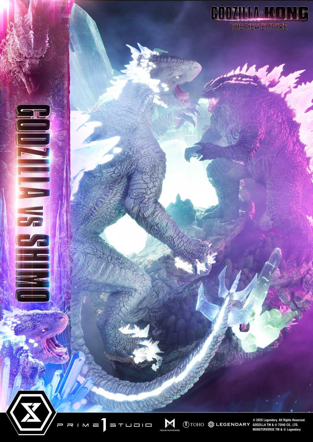 Godzilla x Kong: The New Empire Ultimate Diorama Masterline Series Statue Godzilla vs Shimo Bonus Version 86 cm