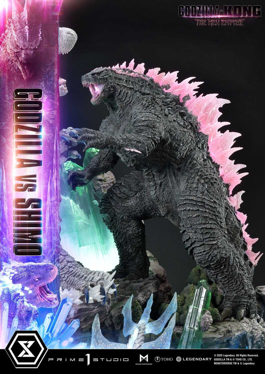 Godzilla x Kong: The New Empire Ultimate Diorama Masterline Series Statue Godzilla vs Shimo Bonus Version 86 cm