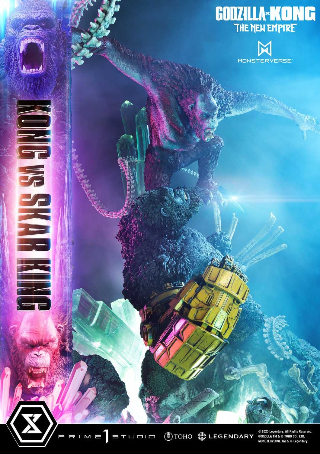 Godzilla x Kong: The New Empire Ultimate Diorama Masterline Series Statue Kong vs Skar King 104 cm