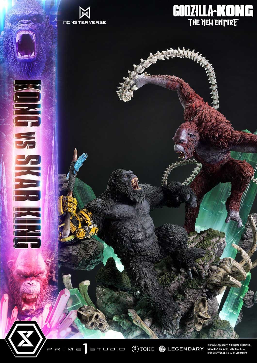 Godzilla x Kong: The New Empire Ultimate Diorama Masterline Series Statue Kong vs Skar King 104 cm