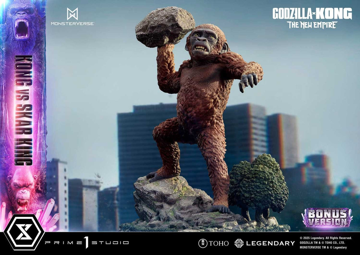 Godzilla x Kong: The New Empire Ultimate Diorama Masterline Series Statue Kong vs Skar King Bonus Version 104 cm