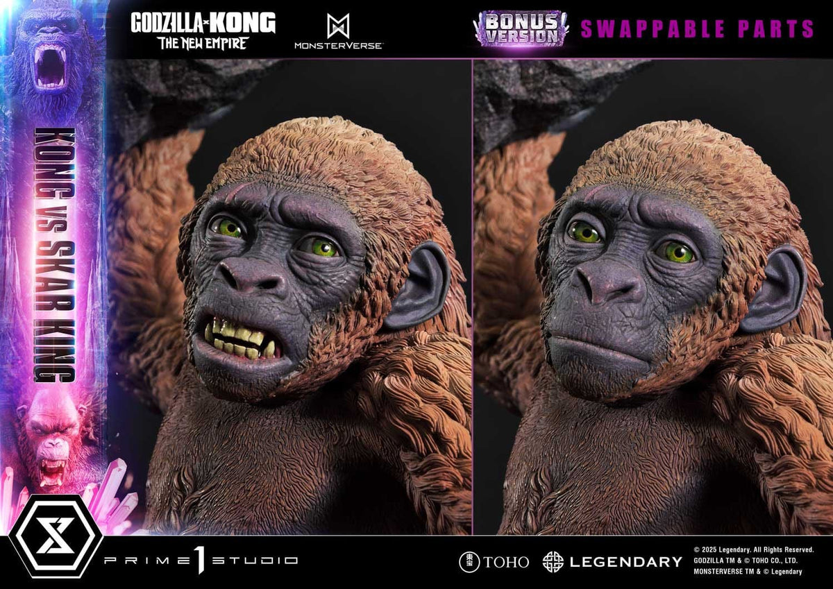 Godzilla x Kong: The New Empire Ultimate Diorama Masterline Series Statue Kong vs Skar King Bonus Version 104 cm
