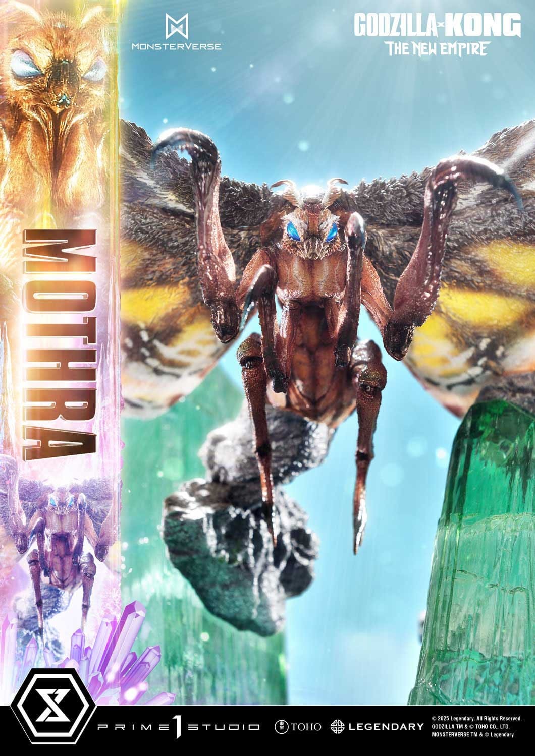 Godzilla x Kong: The New Empire Ultimate Diorama Masterline Series Statue Mothra Bonus Version 113 cm